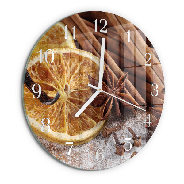 Orologio rotondo Cannella e anice