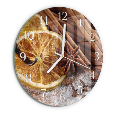 Orologio rotondo Cannella e anice