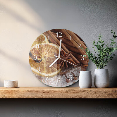 Orologio rotondo Cannella e anice