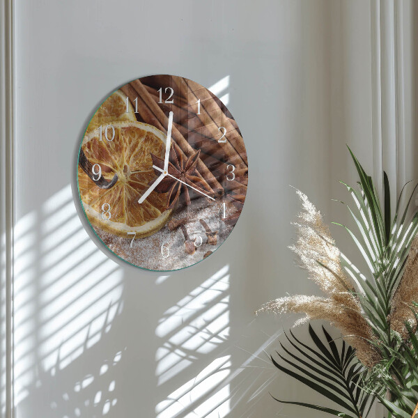 Orologio rotondo Cannella e anice