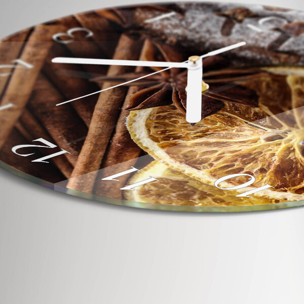 Orologio rotondo Cannella e anice