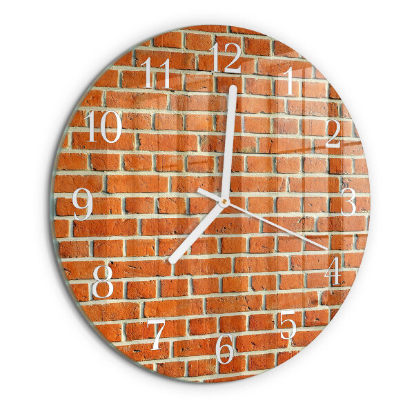 Orologio rotondo Mattone