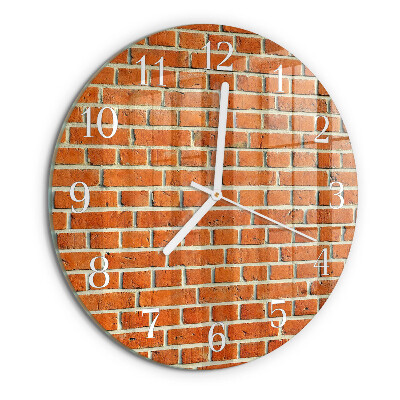Orologio rotondo Mattone
