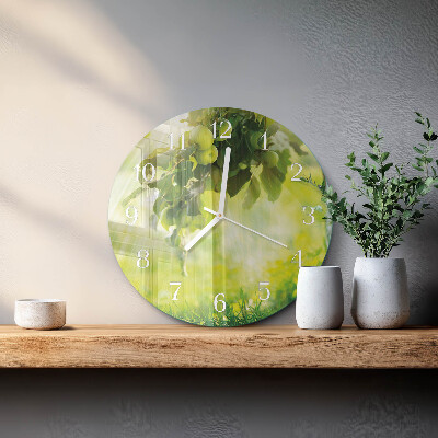 Orologio rotondo Albero di mele
