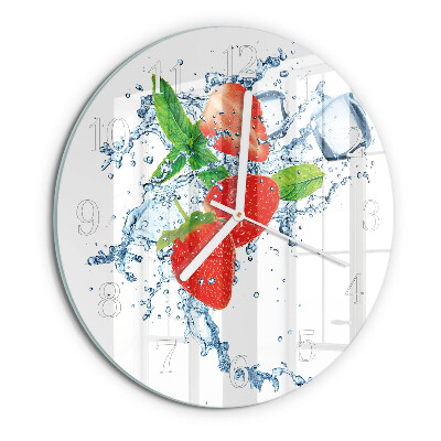 Orologio rotondo Fragole