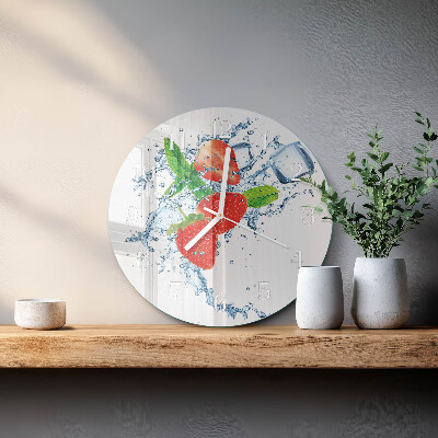 Orologio rotondo Fragole