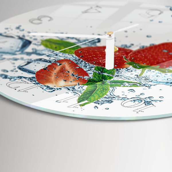 Orologio rotondo Fragole