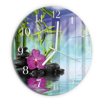 Orologio rotondo Orchidea Spa