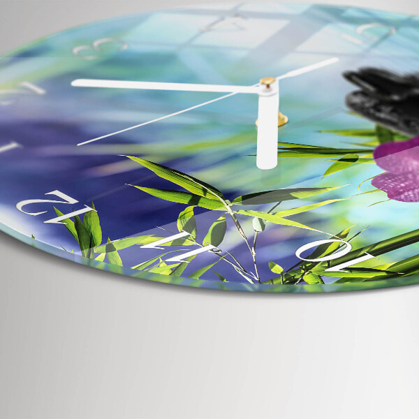 Orologio rotondo Orchidea Spa