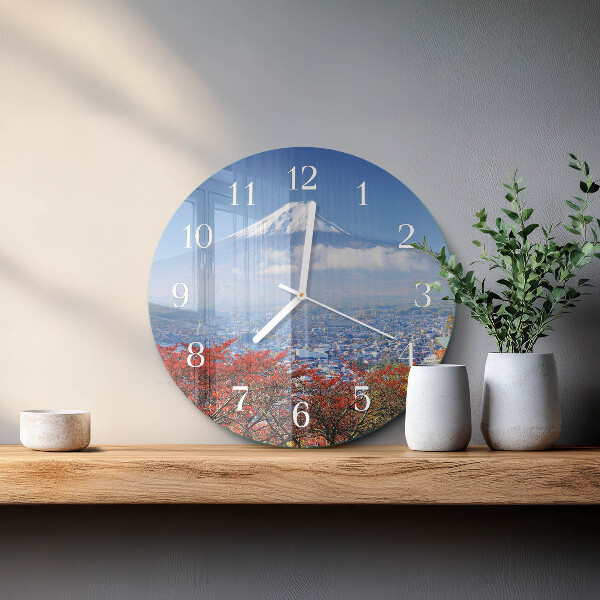 Orologio rotondo Montagna