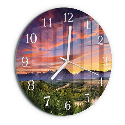 Orologio rotondo Paesaggio