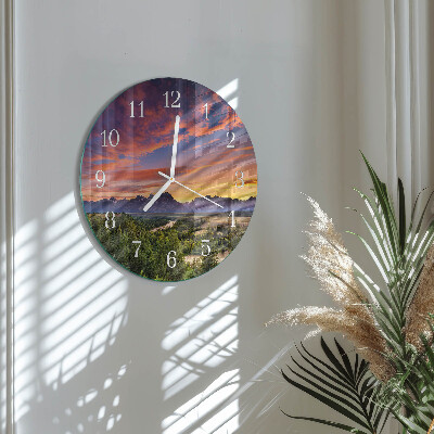 Orologio rotondo Paesaggio