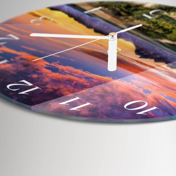 Orologio rotondo Paesaggio