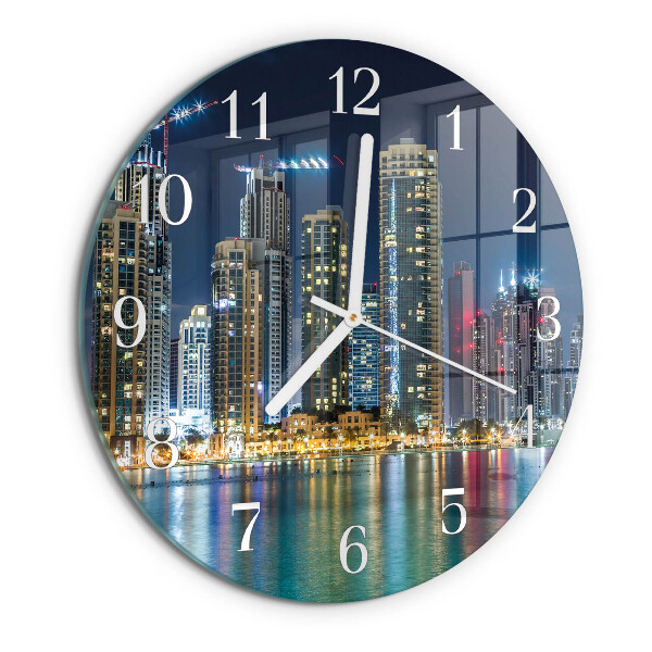Orologio rotondo Serata in città