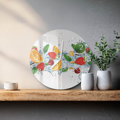 Orologio rotondo Frutta