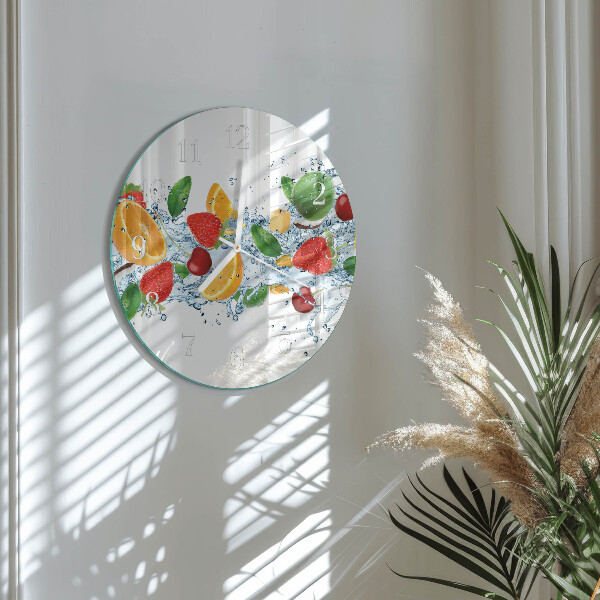 Orologio rotondo Frutta