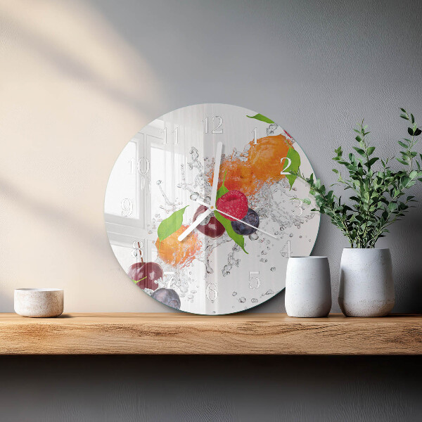 Orologio rotondo Frutta