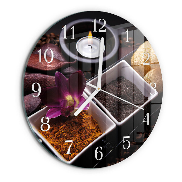 Orologio rotondo Orchidea