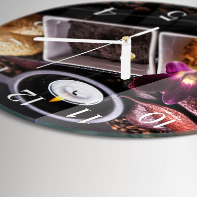 Orologio rotondo Orchidea