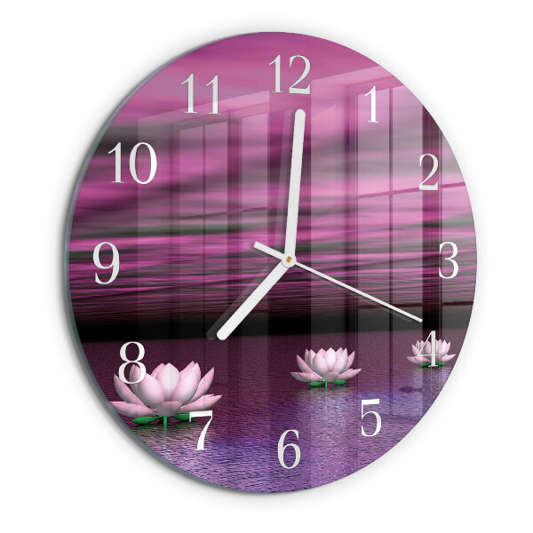 Orologio rotondo Ninfee
