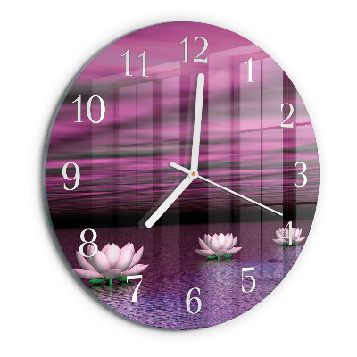 Orologio rotondo Ninfee