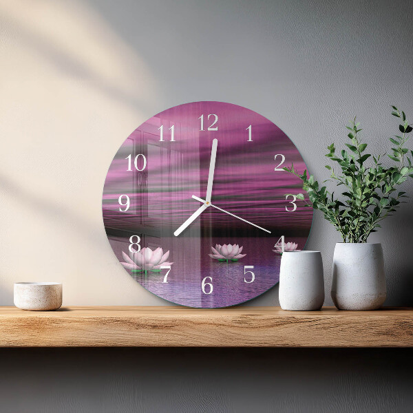Orologio rotondo Ninfee