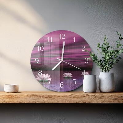 Orologio rotondo Ninfee