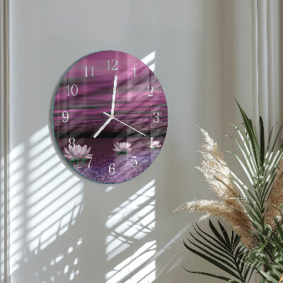 Orologio rotondo Ninfee