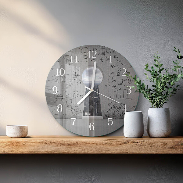 Orologio rotondo Serratura