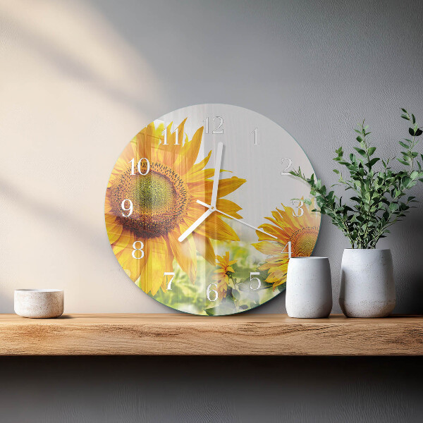 Orologio rotondo Girasole