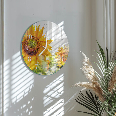 Orologio rotondo Girasole
