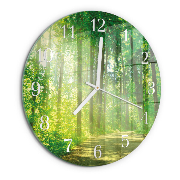Orologio rotondo Natura della foresta