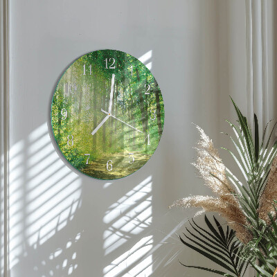 Orologio rotondo Natura della foresta