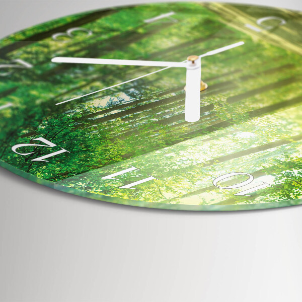 Orologio rotondo Natura della foresta
