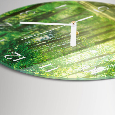 Orologio rotondo Natura della foresta