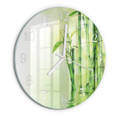 Orologio rotondo Bambù
