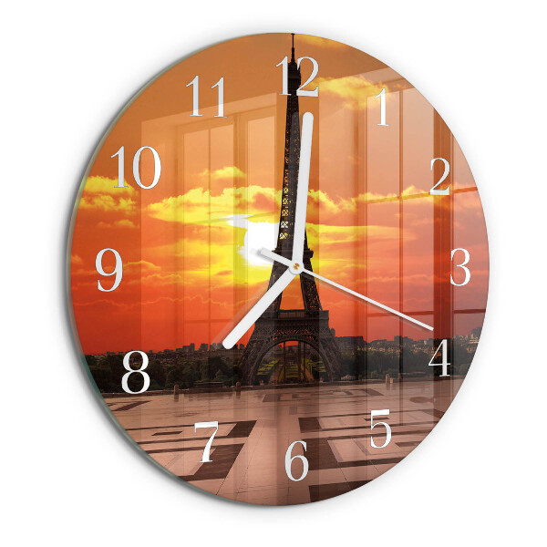 Orologio rotondo Torre Eiffel