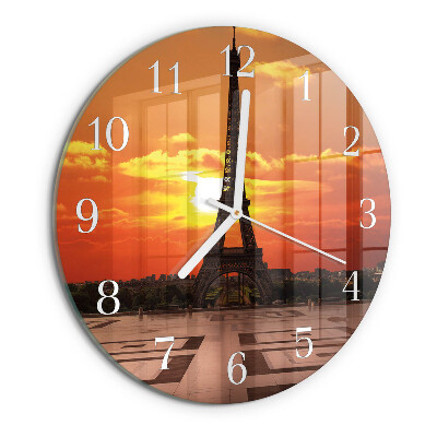 Orologio rotondo Torre Eiffel