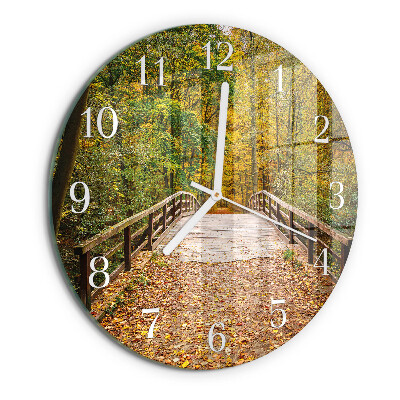 Orologio rotondo Ponte della foresta