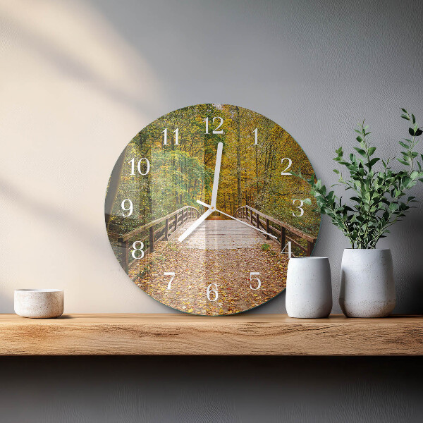 Orologio rotondo Ponte della foresta