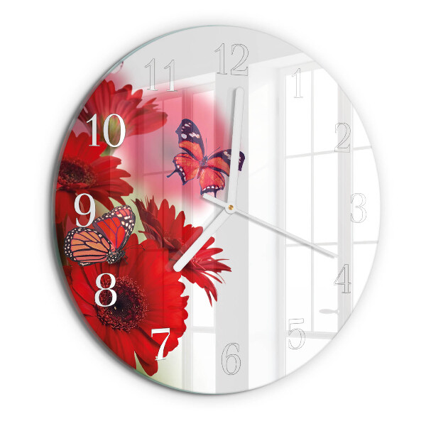 Orologio rotondo Gerbera