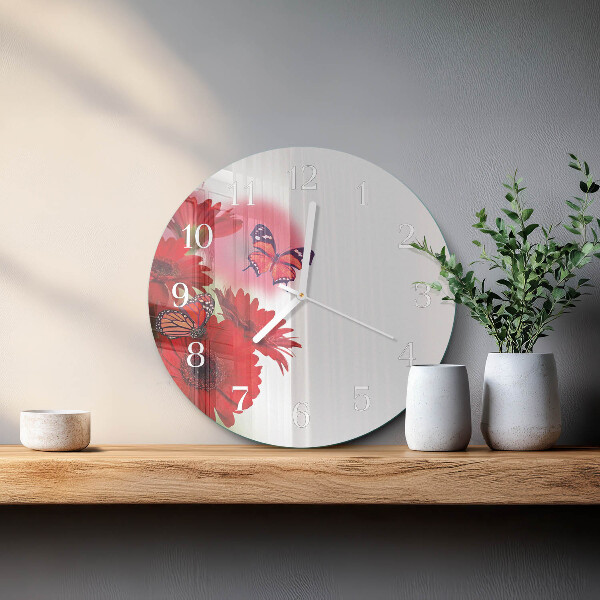Orologio rotondo Gerbera