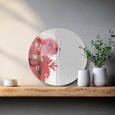 Orologio rotondo Gerbera