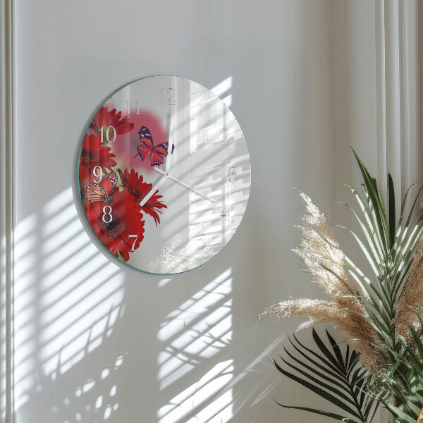 Orologio rotondo Gerbera