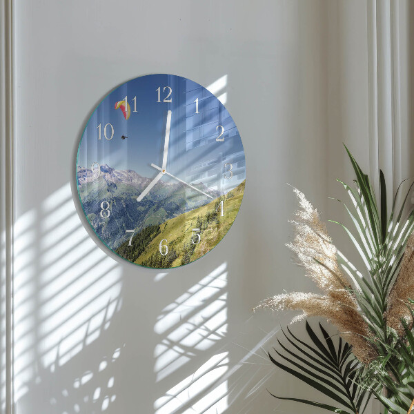Orologio rotondo Montagne