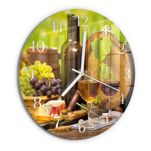 Orologio rotondo Uva per il vino