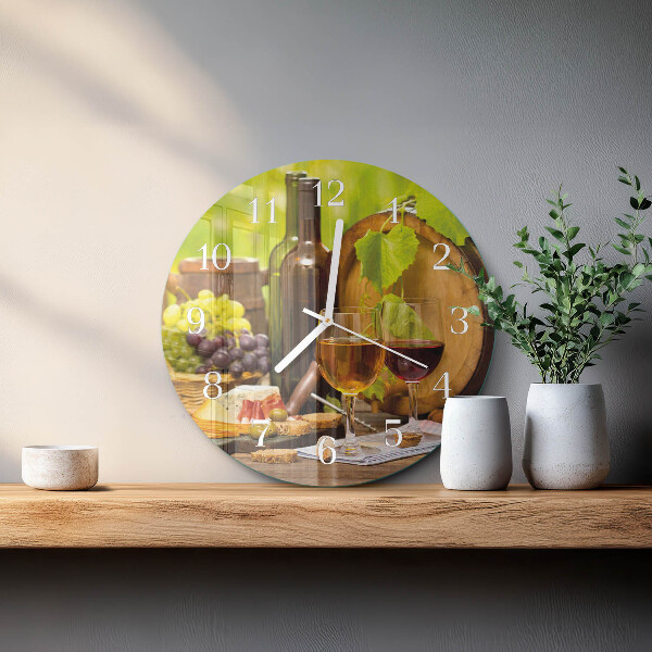Orologio rotondo Uva per il vino