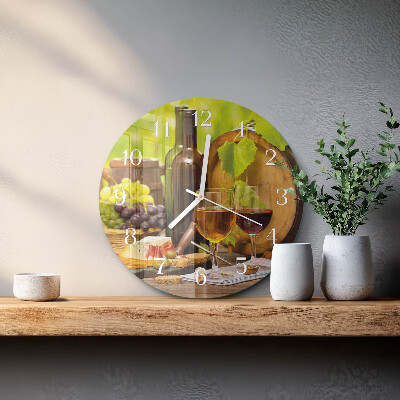 Orologio rotondo Uva per il vino