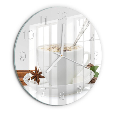 Orologio rotondo Una tazza di anice