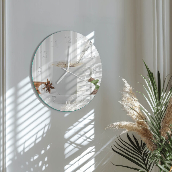 Orologio rotondo Una tazza di anice